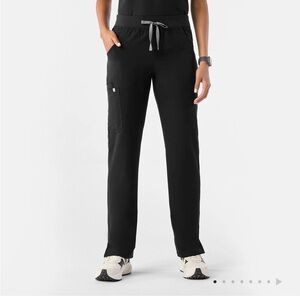 Figs Black Kade Cargo pants